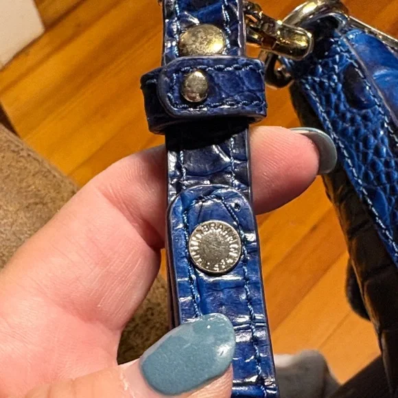 Brahmin Satchel Melbourne Crocodile-Embossed Women's Bag - Picture 9 of 9